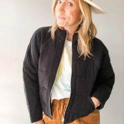 Chaser Brand Chaser Quilted Zip Up Jacket