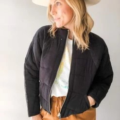 Chaser Brand Chaser Quilted Zip Up Jacket