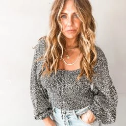 Audrey 3+1 Ditzy Floral Sweetheart Top