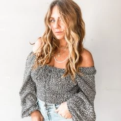 Audrey 3+1 Ditzy Floral Sweetheart Top