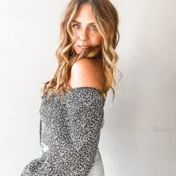 Audrey 3+1 Ditzy Floral Sweetheart Top