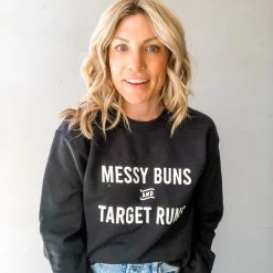 Blume + Co. Clothing Messy Buns Sweatshirt