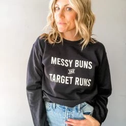 Blume + Co. Clothing Messy Buns Sweatshirt