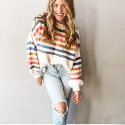 Trend Notes Say It's So Striped Sweater