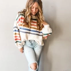Trend Notes Say It's So Striped Sweater