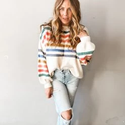 Trend Notes Say It's So Striped Sweater