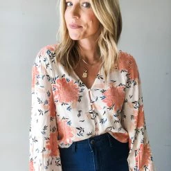 Amuse Society Clothing Hazel Long Sleeve Woven Top