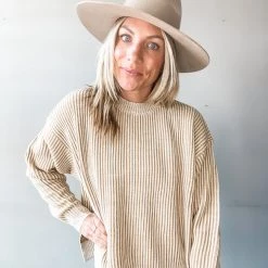 Lush Clothing Just Like You Ribbed Sweater