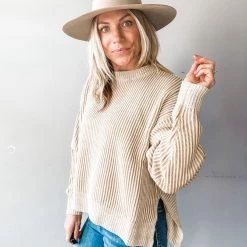 Lush Clothing Just Like You Ribbed Sweater