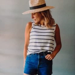 Chaser Brand Chaser Linen Muscle Tank Clothing