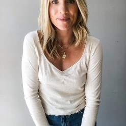 Amuse Society Clothing Mia Long Sleeve Knit Top