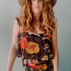 XIX Palms Midi Skirt Clothing