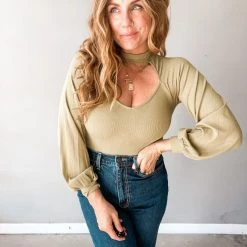 Peach Love California Lily Pad Bodysuit Clothing