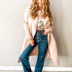 Peach Love California Clothing Make Mine Mauve Coat