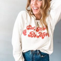 Project Social T Be Merry Raglan 17 Project Social T Be Merry Raglan