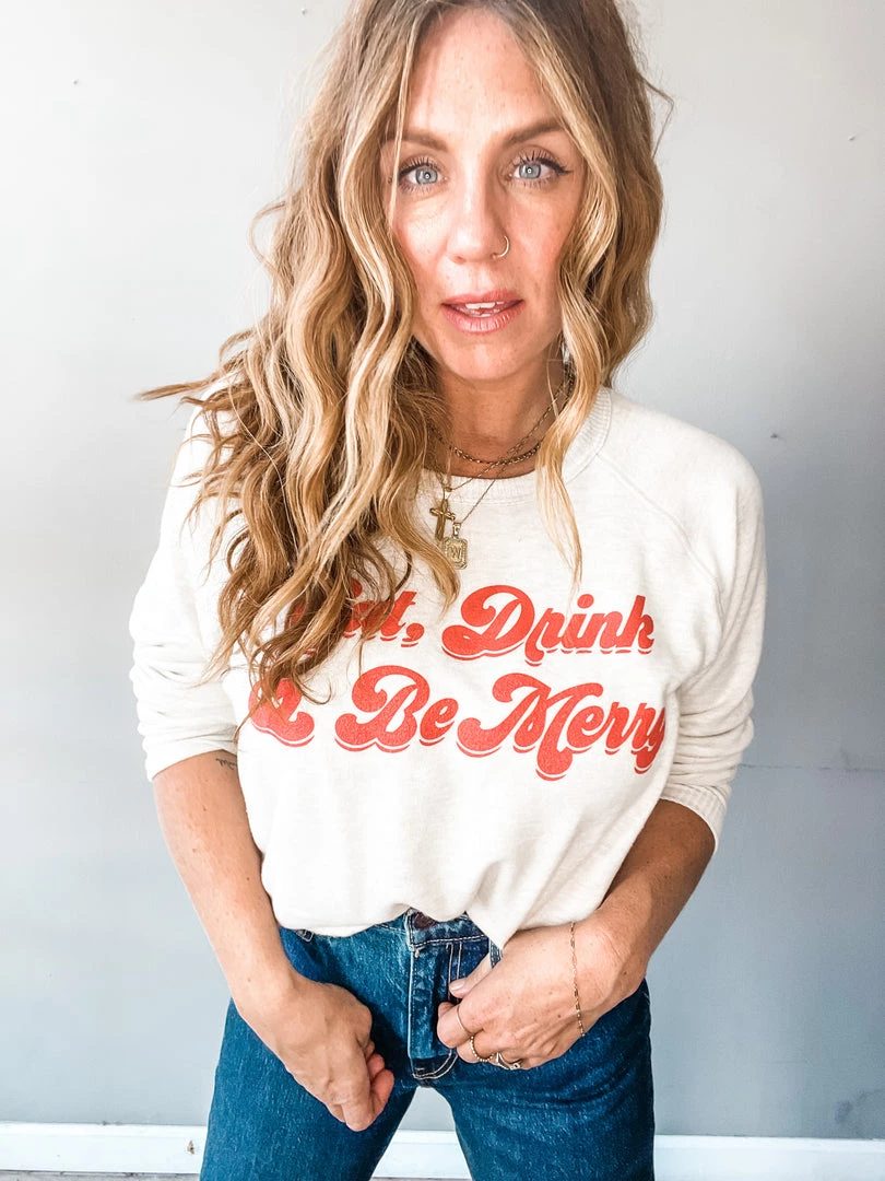 Project Social T Be Merry Raglan 5 Project Social T Be Merry Raglan