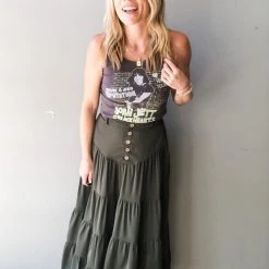 Listicle In Time Tiered Skirt Clothing