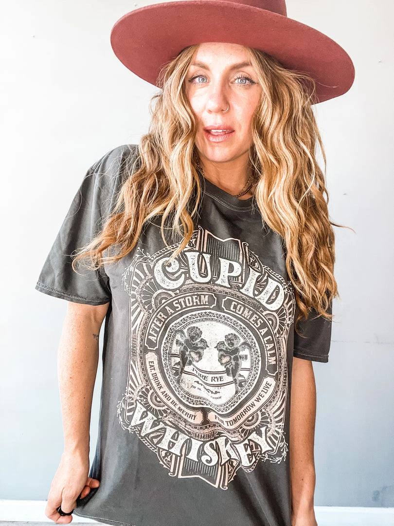 Clothing Project Social T Cupid Whiskey Oversized Tee 5 Clothing Project Social T Cupid Whiskey Oversized Tee
