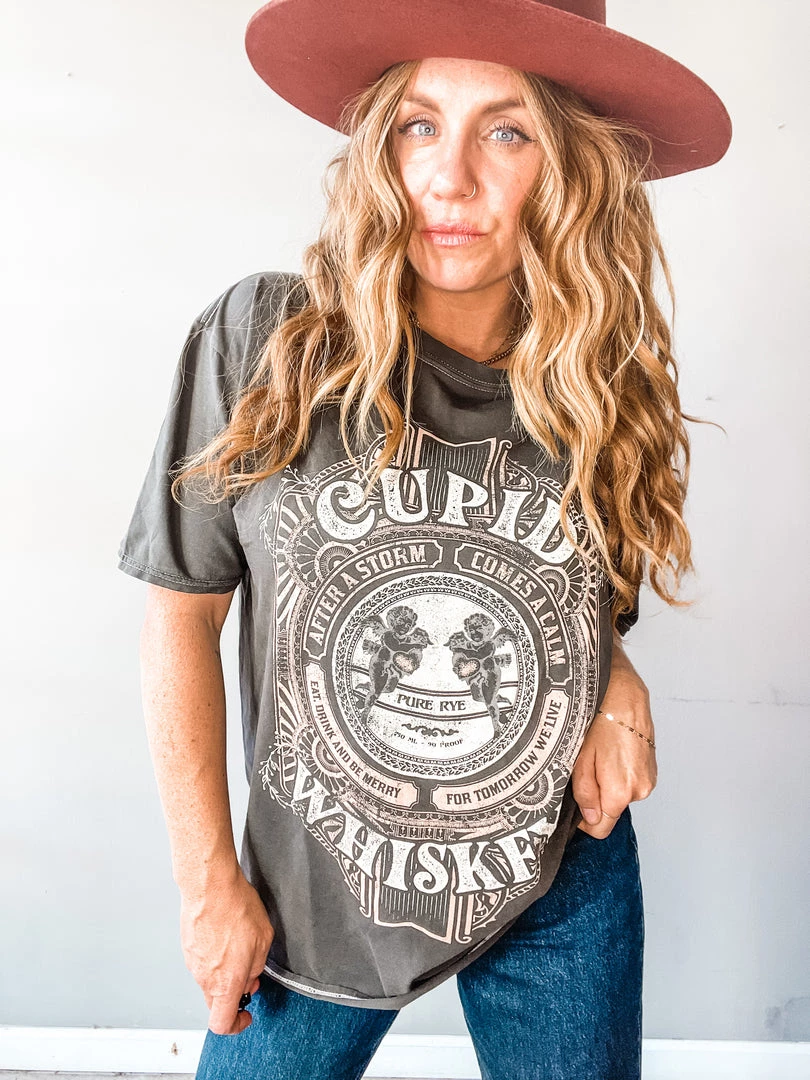 Clothing Project Social T Cupid Whiskey Oversized Tee 4 Clothing Project Social T Cupid Whiskey Oversized Tee