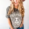 Clothing Project Social T Cupid Whiskey Oversized Tee