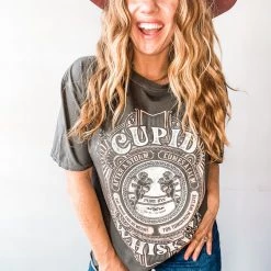 Clothing Project Social T Cupid Whiskey Oversized Tee