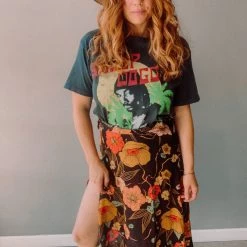 XIX Palms Midi Skirt Clothing