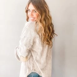 POL Clothing Quarter To Five Cord Jacket