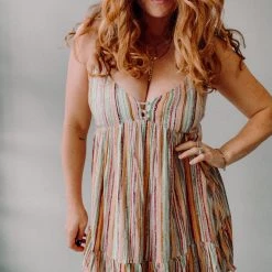 Lush Clothing Tiki Talks Mini Dress