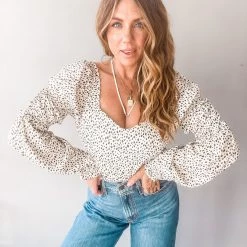 Very J She Said Crop Top Clothing