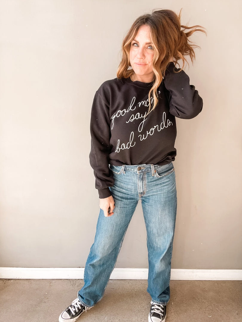 Benie Los Angeles Clothing Good Moms Graphic Sweatshirt 3 Benie Los Angeles Clothing Good Moms Graphic Sweatshirt