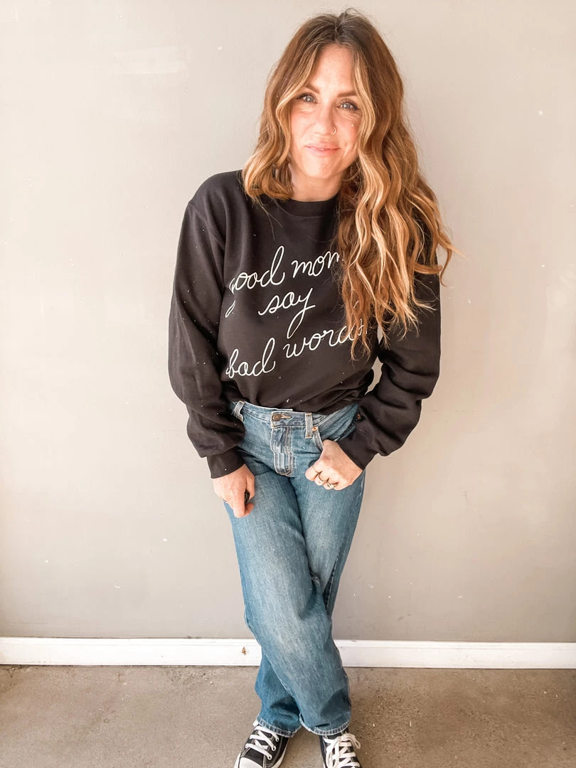 Benie Los Angeles Clothing Good Moms Graphic Sweatshirt 4 Benie Los Angeles Clothing Good Moms Graphic Sweatshirt