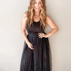 Mable Clothing Walk This Way Midi Skirt