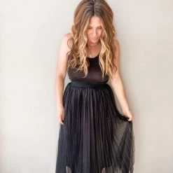 Mable Clothing Walk This Way Midi Skirt