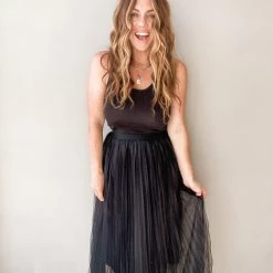 Mable Clothing Walk This Way Midi Skirt