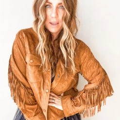 Listicle Out West Fringe Jacket