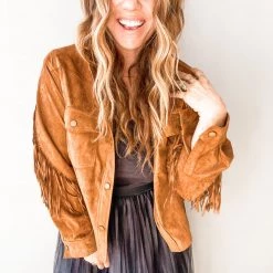 Listicle Out West Fringe Jacket