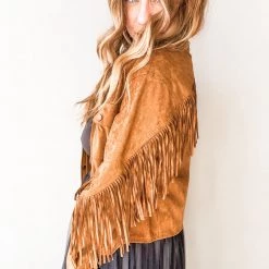 Listicle Out West Fringe Jacket