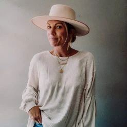 In Loom Clothing Waffle Knit Long Sleeve