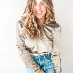 Lush Clothing Under The Mistletoe Top