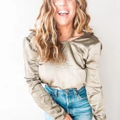 Lush Clothing Under The Mistletoe Top