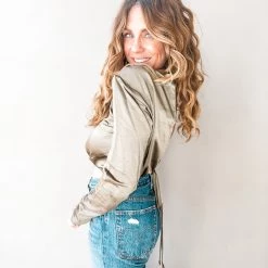 Lush Clothing Under The Mistletoe Top