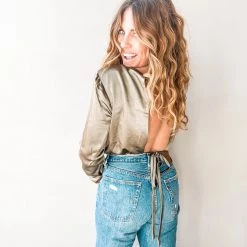 Lush Clothing Under The Mistletoe Top