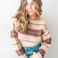 Lush Clothing Unwritten Cropped Sweater