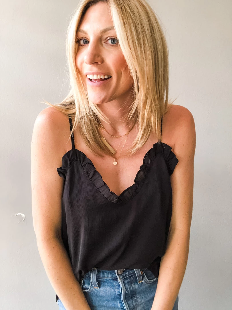 Wishlist Clothing Sandra Ruffle Tank 2 Wishlist Clothing Sandra Ruffle Tank