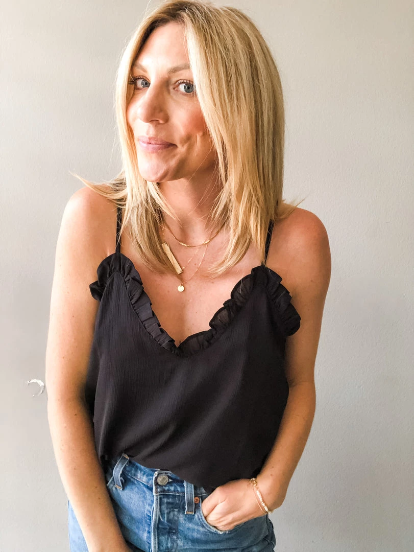 Wishlist Clothing Sandra Ruffle Tank 3 Wishlist Clothing Sandra Ruffle Tank