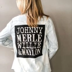 Envy Upcycle Country Greats Vintage Tee Denim Long Sleeve Clothing