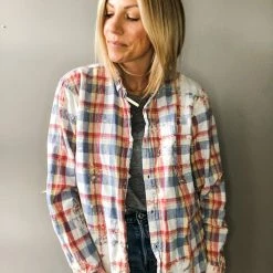 Envy Upcycle Dolly Vintage Tee Flannel Clothing