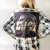 Envy Upcycle Lakers Vintage Tee Flannel - Black Mamba