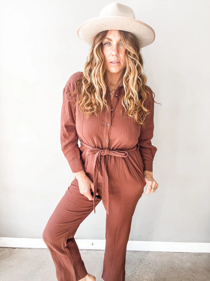 Lush Clothing Sale Coffee Date Jumpsuit 2 Lush Clothing Sale Coffee Date Jumpsuit