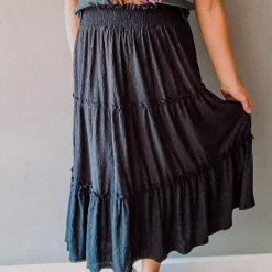 Lush Clothing Moonlight Midi Skirt
